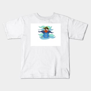 Pete the part-time pirate Kids T-Shirt